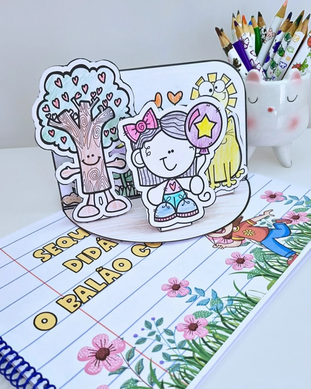 Capa de Sequência Didática – O Balão Colorido – PDF para Imprimir