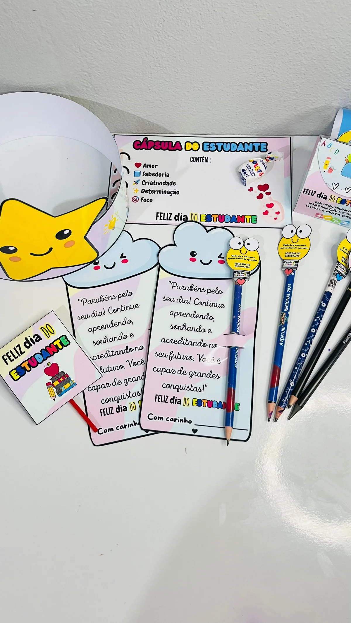 Capa de Kit Lembrancinha Dia do Estudante para Revenda