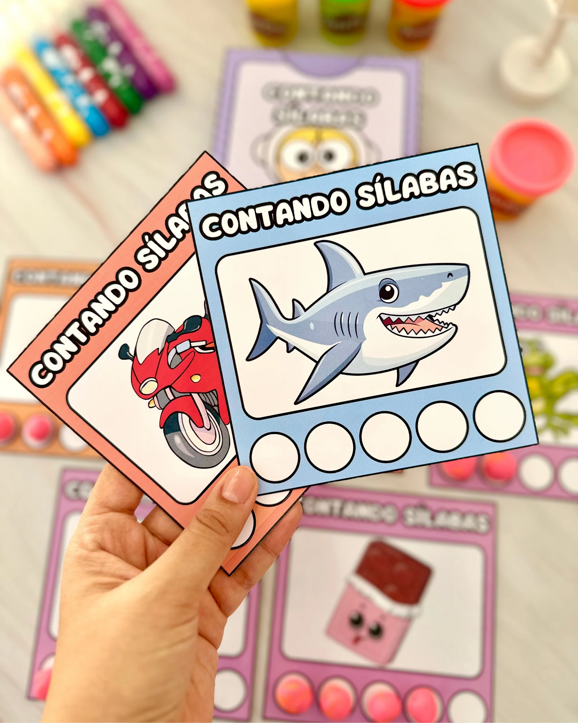 Imagem da galeria 2 de Contando Sílabas em PDF: Consciência Silábica Educação Infantil
