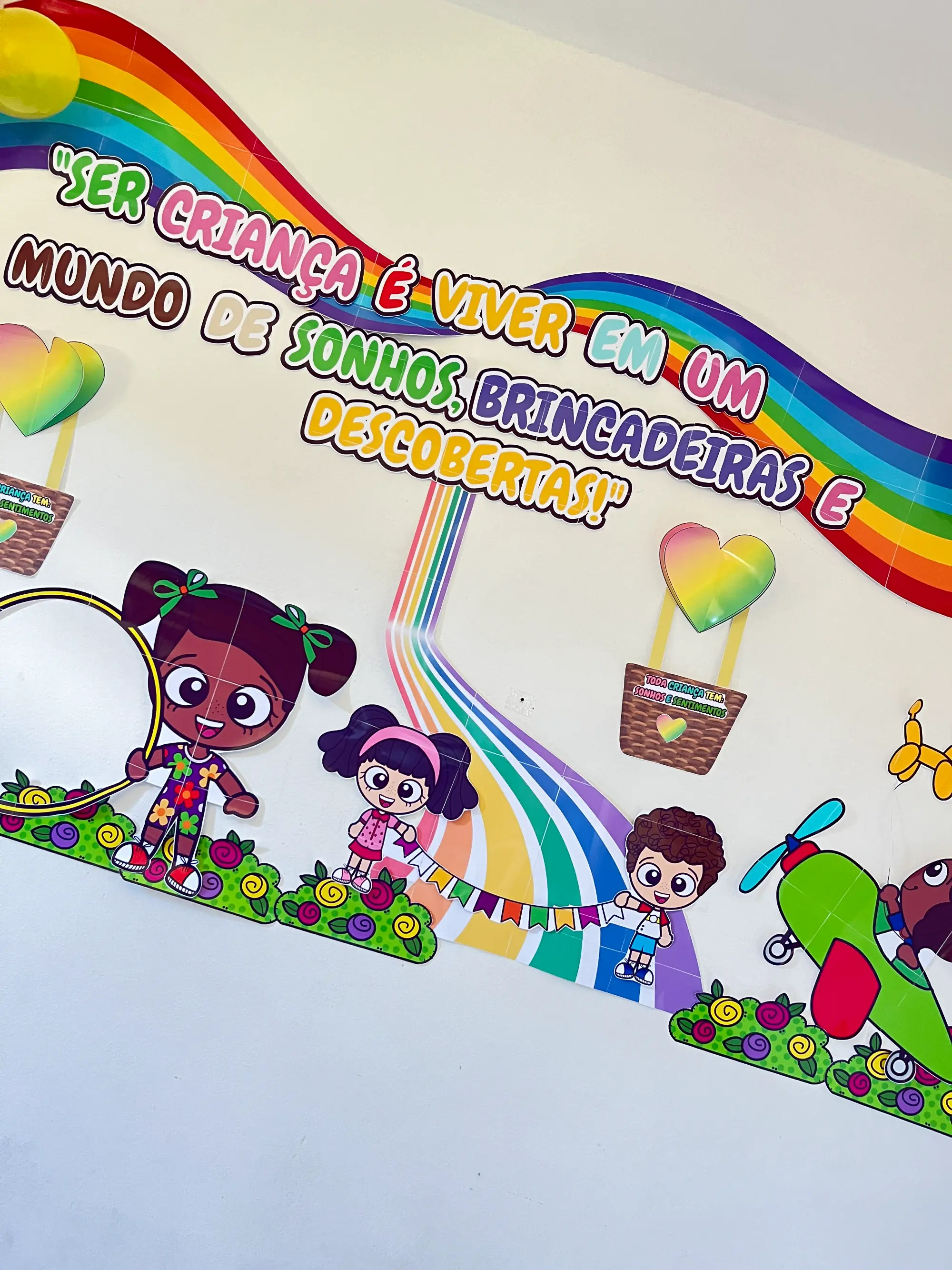Capa de Painel Dia das Crianças para decorar a escola