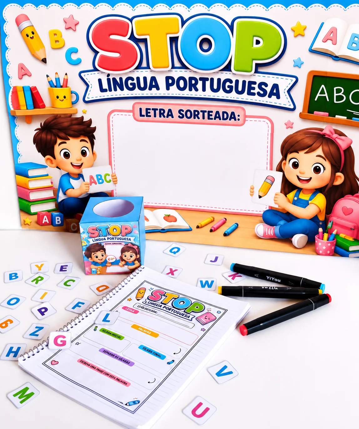 Imagem da galeria 1 de STOP – Língua Portuguesa – PDF para Imprimir | Educação Infantil
