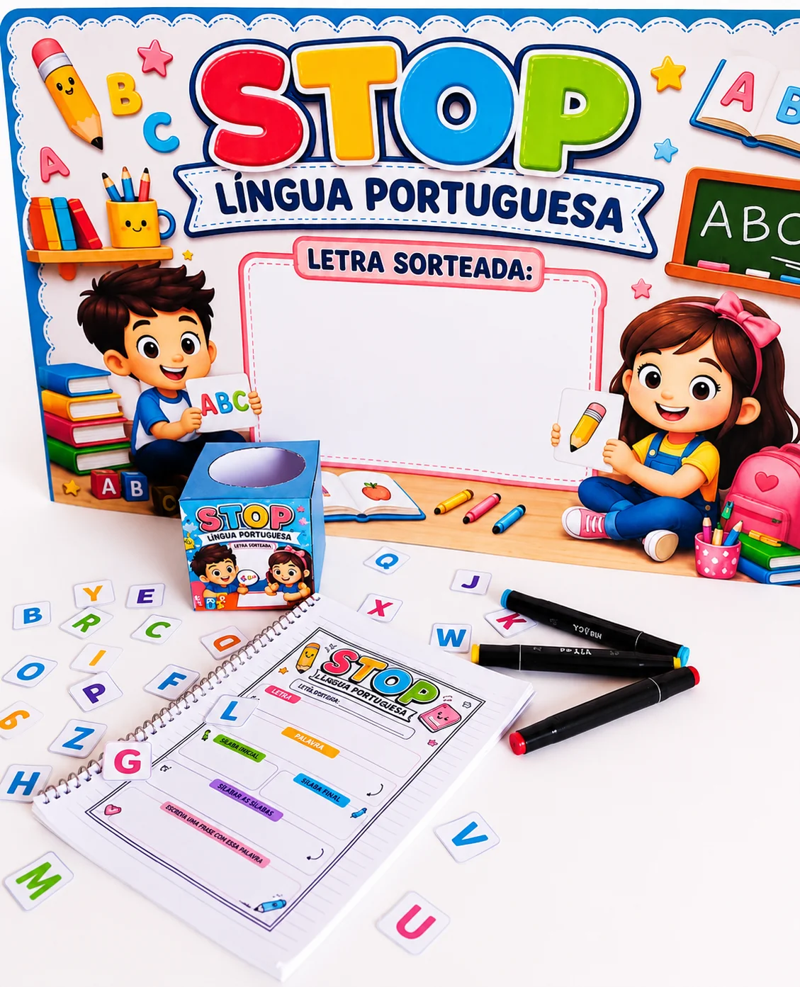 Imagem da galeria 2 de STOP – Língua Portuguesa – PDF para Imprimir | Educação Infantil