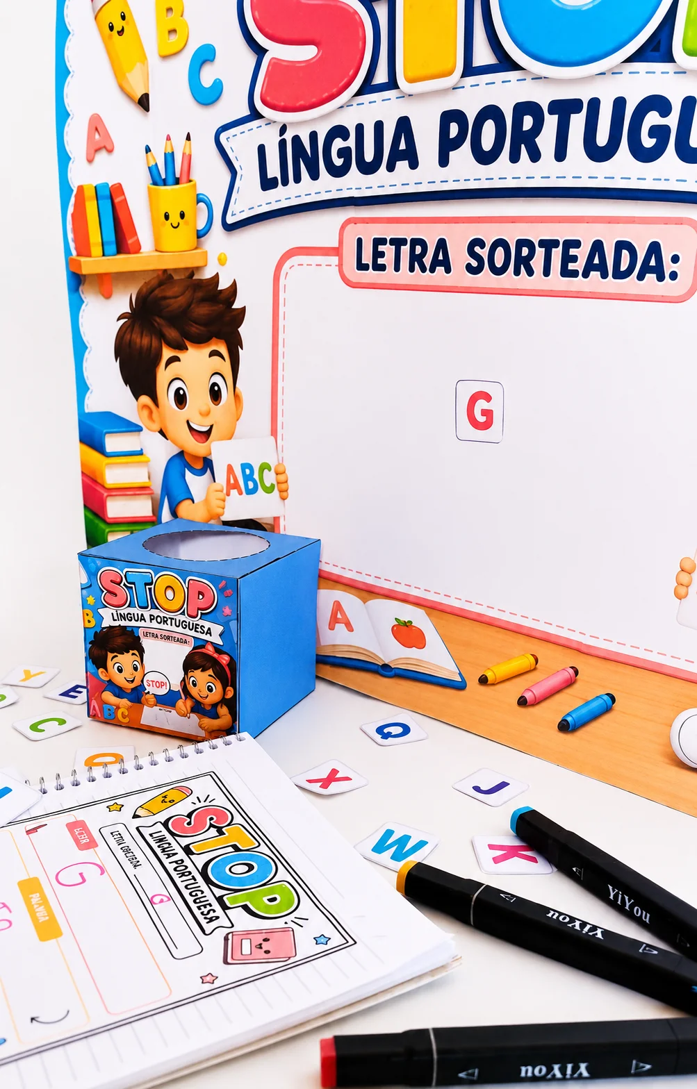 Imagem da galeria 3 de STOP – Língua Portuguesa – PDF para Imprimir | Educação Infantil