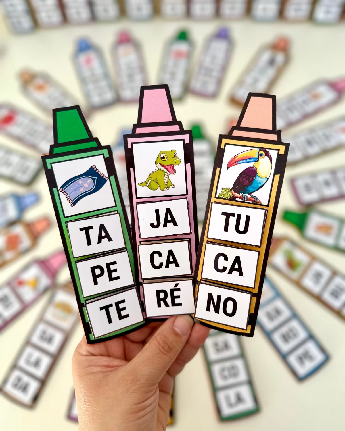 Imagem da galeria 3 de Palavras em Sílabas – PDF para Imprimir | Alfabetização
