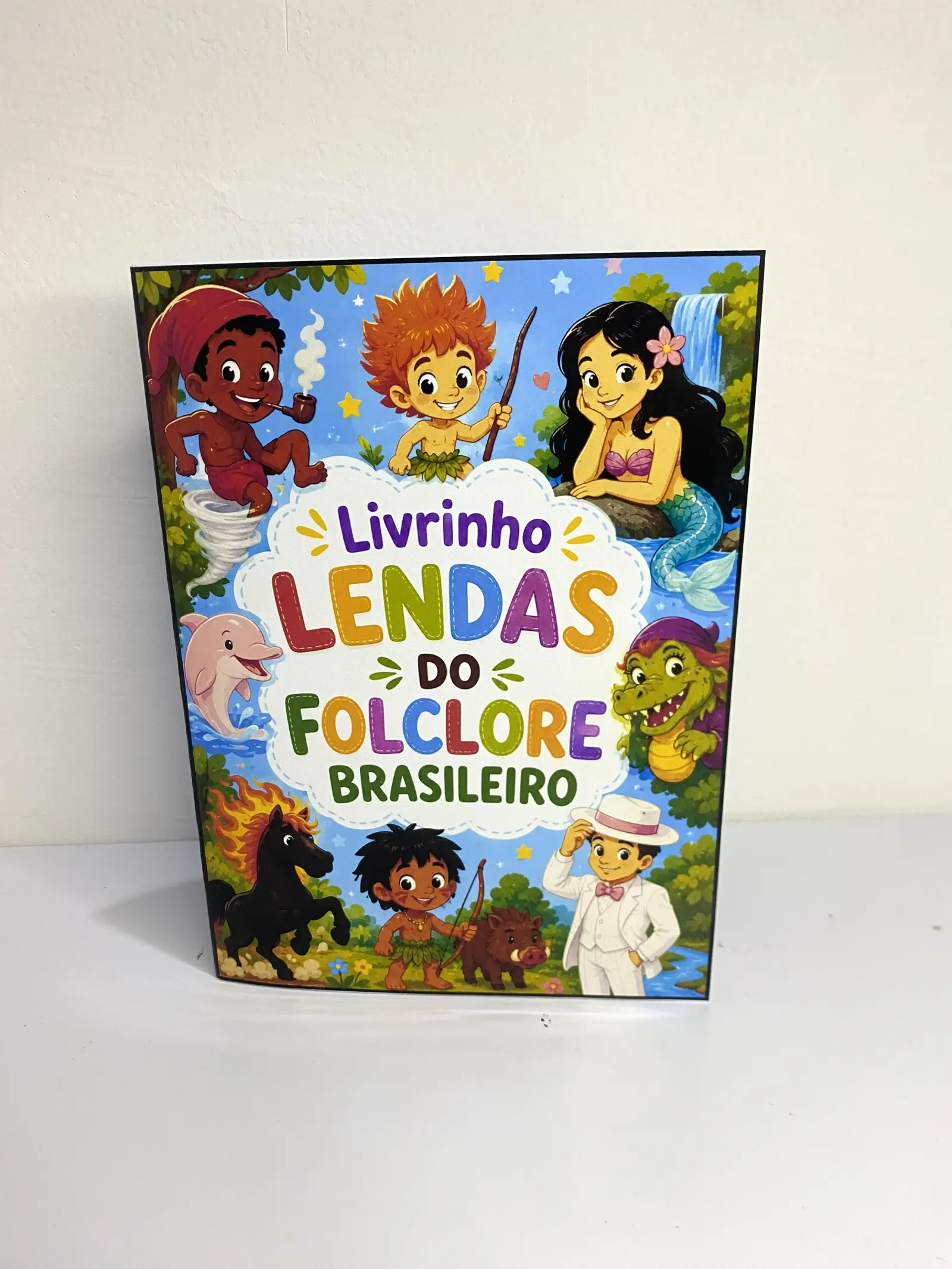 Capa de Livrinho Lendas do Folclore Brasileiro