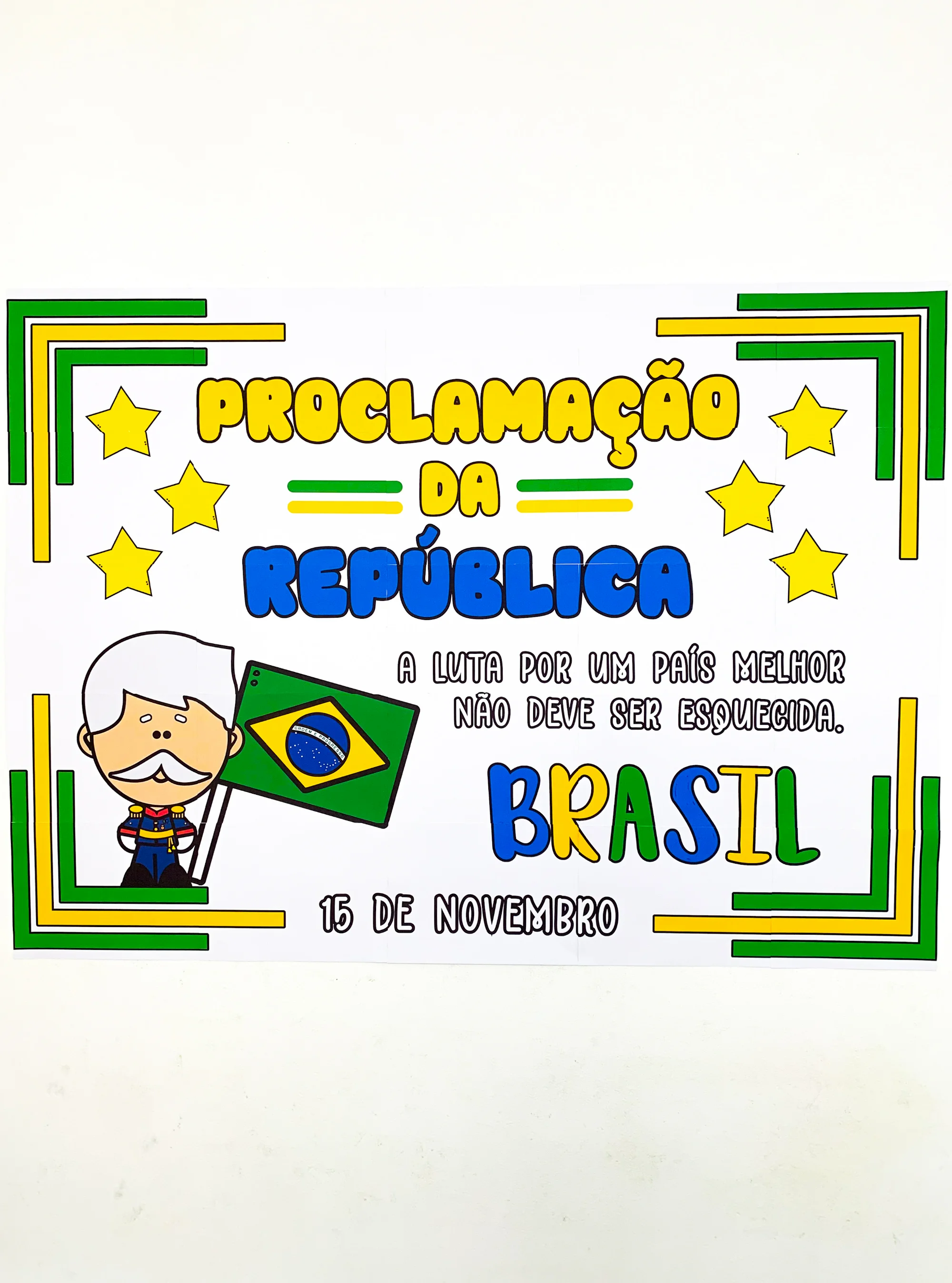 Painel Proclamação da República Educação Infantil