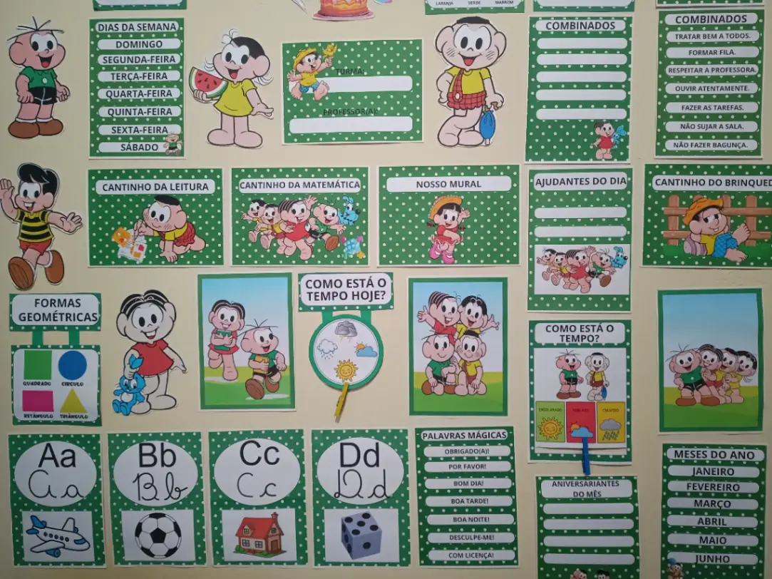 Imagem da galeria 1 de KIT SALA DE AULA TURMA DA MÔNICA