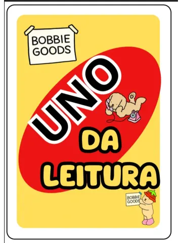 Capa do material: UNO DA LEITURA BOBBIE GOODS