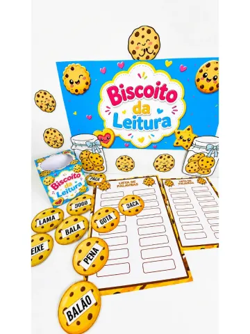 Capa do material: Biscoito da Leitura 📚
