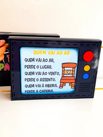 Capa do material: TV das Parlendas -  Recurso Lúdico