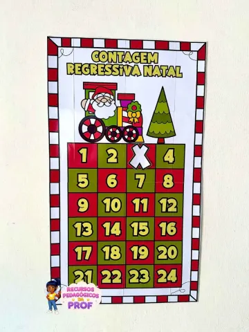 Capa do material: Painel Contagem Regressiva para o Natal
