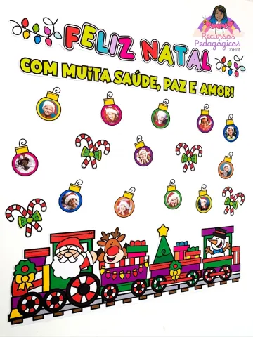 Capa do material: PAINEL FELIZ NATAL COM FOTO