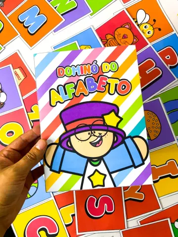 Capa do material: Dominó do Alfabeto – Jogo de Letras para Educação Infantil