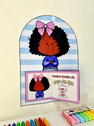 Capa do material: Contação de História - Menina Bonita do Laço de Fita 🎀