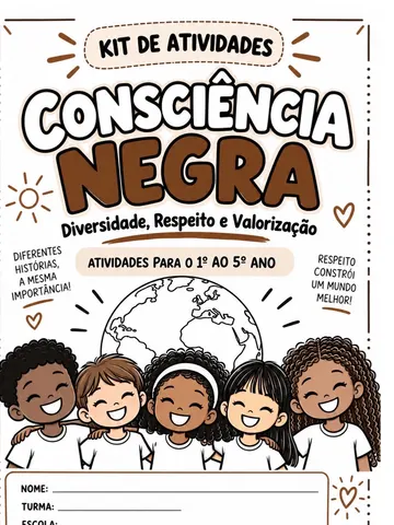 Consciência Negra: 5 Atividades para o 1º ao 5º Ano
