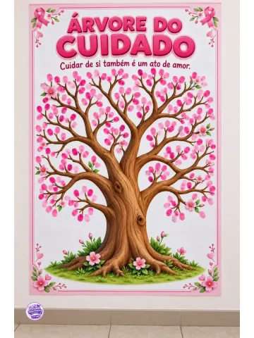 Capa do material: ÁRVORE DO CUIDADO — OUTUBRO ROSA