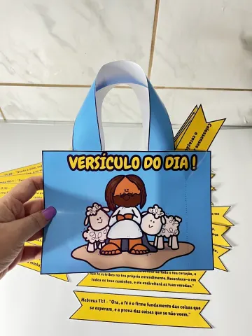 Capa do material: Sacola Versículo do Dia – Material Pedagógico