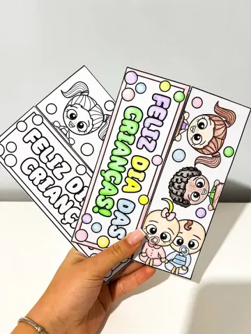 Capa do material: Lapbook Dia das Crianças – Atividade para Colorir