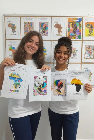 Capa do material: Atividade lúdica sobre a África