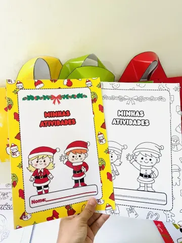 Capa do material: Kit de Sacolinhas para Escola com Capas Coloridas para Imprimir