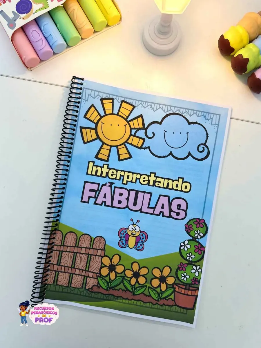 Capa de Apostila Interpretando Fábulas