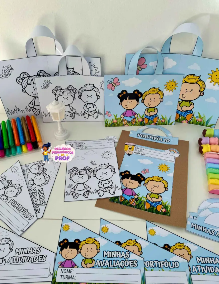 Imagem da galeria 1 de Kit Capas de Atividades tema Jardim